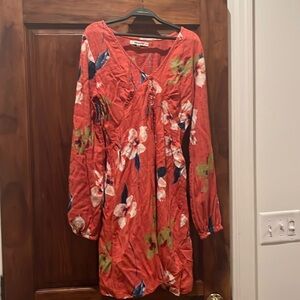Ripcurl floral linen dress ! Great for spring, summer or fall! Brand new!